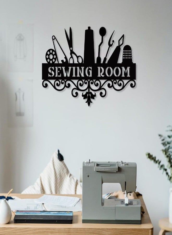 XORT Sewing Sign, Quilting Decor - Metal Sign for Mom, Grandma - Home Sewing Room Wall & Tabletop (16 x 10 inch) - Image 5